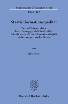 Staatsinformationsqualität Staatsinformationsqualität