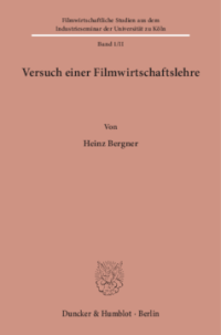 Versuch einer Filmwirtschaftslehre