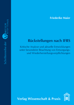 Rückstellungen nach IFRS