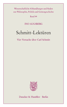 Schmitt-Lektüren