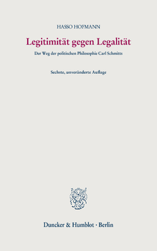 Legitimität gegen Legalität Legitimität gegen Legalität