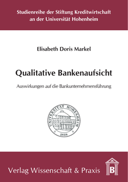 Qualitative Bankenaufsicht