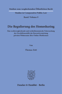 Die Regulierung des Homesharing