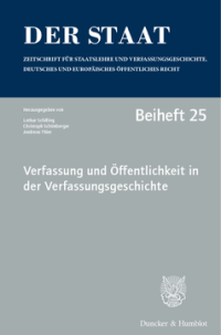 Verfassung und Öffentlichkeit in der Verfassungsgeschichte