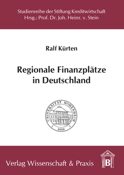 Regionale Finanzplätze in Deutschland