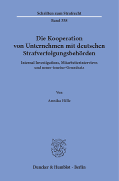 Die Kooperation von Unternehmen mit deutschen Strafverfolgungsbehörden