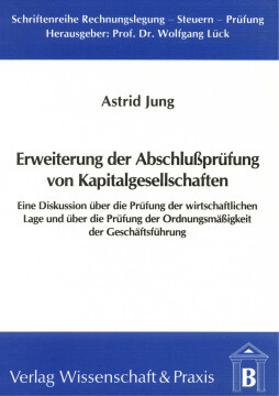Erweiterung der Abschlussprüfung von Kapitalgesellschaften Erweiterung der Abschlussprüfung von Kapitalgesellschaften