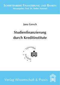 Studienfinanzierung durch Kreditinstitute