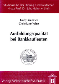 Ausbildungsqualität bei Bankkaufleuten