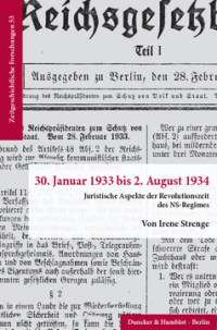 30. Januar 1933 bis 2. August 1934