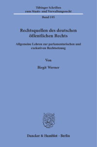 Rechtsquellen des deutschen öffentlichen Rechts