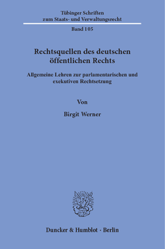 Rechtsquellen des deutschen öffentlichen Rechts