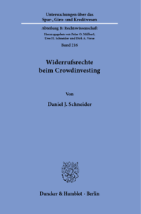Widerrufsrechte beim Crowdinvesting