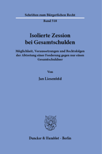 Isolierte Zession bei Gesamtschulden