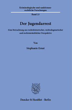 Der Jugendarrest Der Jugendarrest