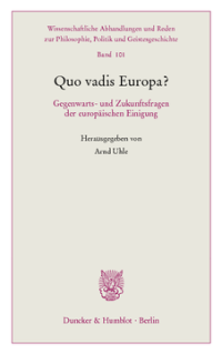Quo vadis Europa?