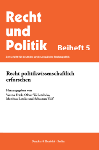 Recht politikwissenschaftlich erforschen