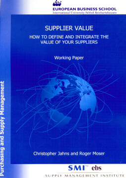 Supplier Value Supplier Value