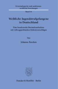Weibliche Jugendstrafgefangene in Deutschland