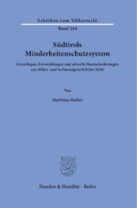 Südtirols Minderheitenschutzsystem