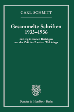 Gesammelte Schriften 1933-1936