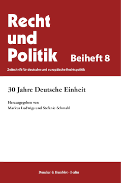 30 Jahre Deutsche Einheit 30 Jahre Deutsche Einheit