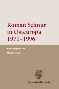 Roman Schnur in Osteuropa 1971–1996