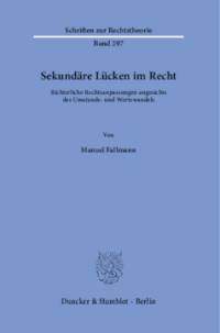 Sekundäre Lücken im Recht
