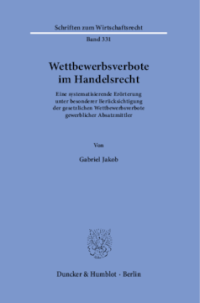 Wettbewerbsverbote im Handelsrecht