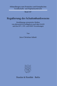 Regulierung des Schattenbankwesens