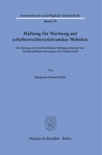 Haftung für Werbung auf urheberrechtsverletzenden Websites