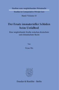 Der Ersatz immaterieller Schäden beim Unfalltod