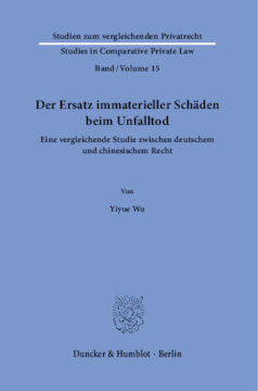 Der Ersatz immaterieller Schäden beim Unfalltod Der Ersatz immaterieller Schäden beim Unfalltod