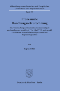 Prozessuale Handlungsortzurechnung