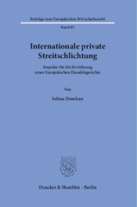Internationale private Streitschlichtung