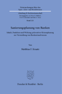 Sanierungsplanung von Banken