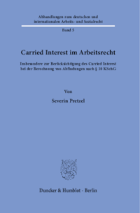 Carried Interest im Arbeitsrecht