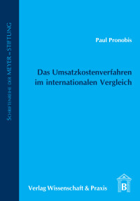 Das Umsatzkostenverfahren im internationalen Vergleich