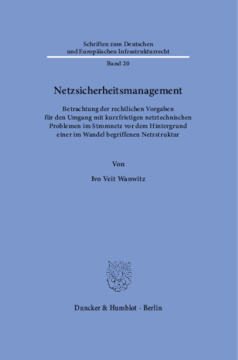 Netzsicherheitsmanagement Netzsicherheitsmanagement
