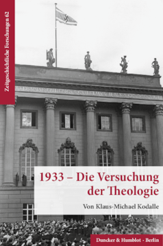 1933 – Die Versuchung der Theologie