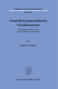 Gesetzlich pauschalierter Schadensersatz