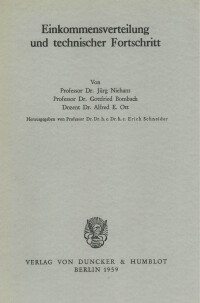 Einkommensverteilung und technischer Fortschritt
