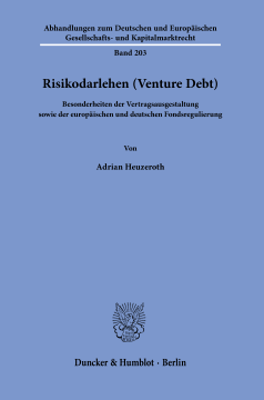 Risikodarlehen (Venture Debt)
