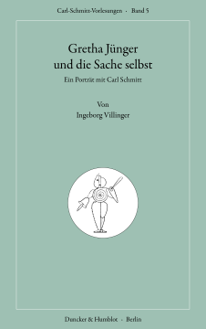 Gretha Jünger und die Sache selbst Gretha Jünger und die Sache selbst