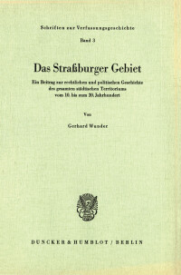 Das Straßburger Gebiet