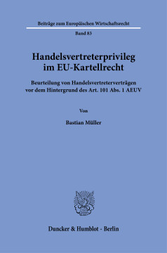 Handelsvertreterprivileg im EU-Kartellrecht