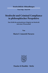 Strafrecht und Criminal Compliance in philosophischer Perspektive