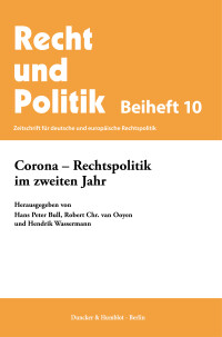 Corona – Rechtspolitik im zweiten Jahr