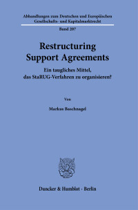 Restructuring Support Agreements