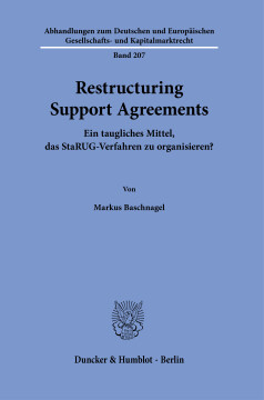 Restructuring Support Agreements